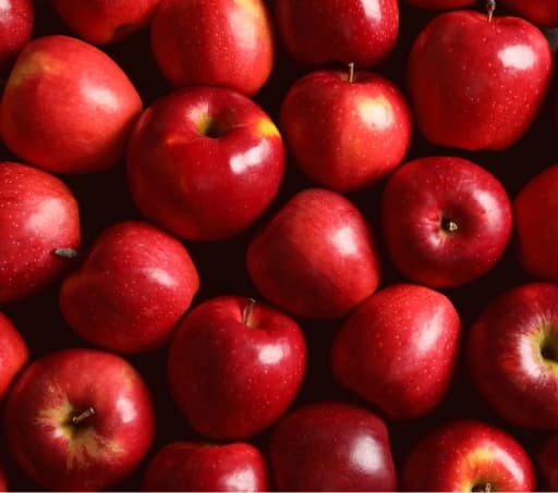 red apples